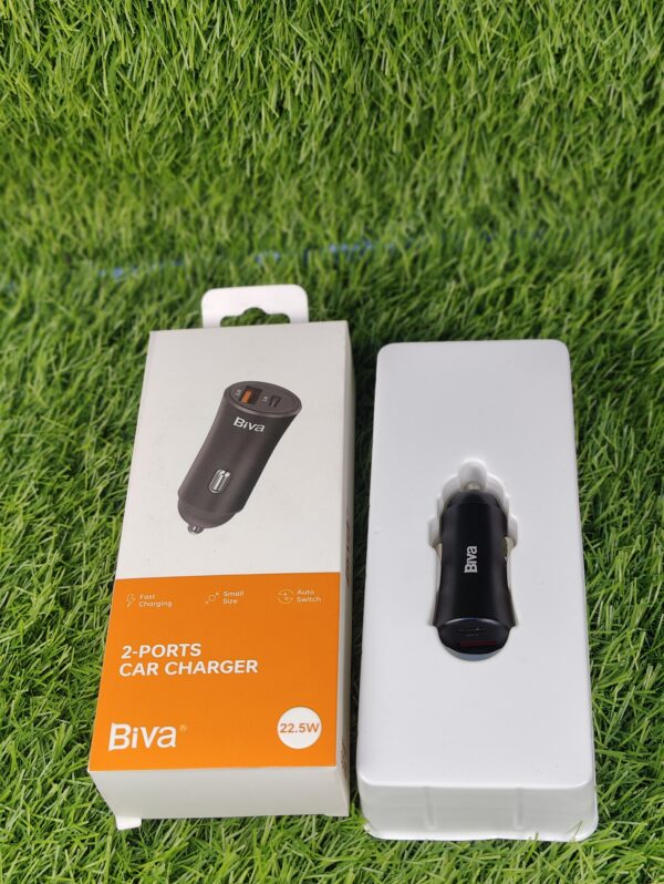 Biva 2 Ports Car Charger - Image 2